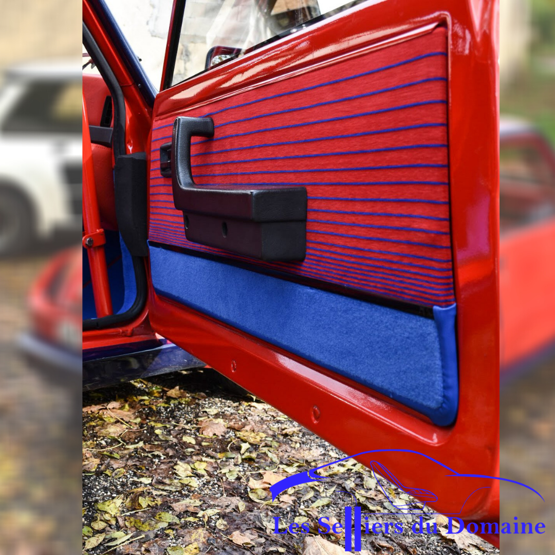 Garniture de porte Renault 5 Turbo tissu orignine bas de porte moquette T1 R5T