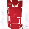 Kit moquettes Renault 5 Turbo2 rouge rubis