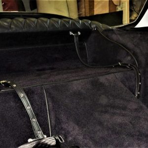 Renault Alpine A110 Berlinette sangle a à bagage noir simili moquette