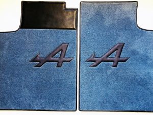 Renault Alpine A310 A310V6 V6 sur tapis sur-tapis moquette bleu noir