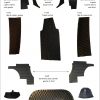 Renault Alpine A110 Berlinette montant de par brise kit simili