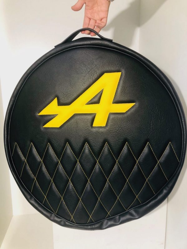 Renault Alpine A110 Berlinette A310 A610 A610V6 V6GT GTA housse roue secours noir jaune