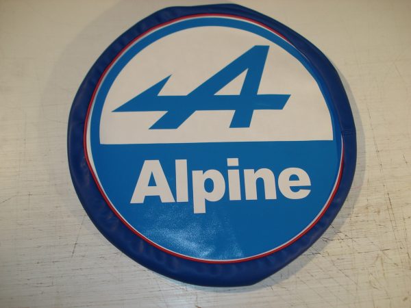 Renault Alpine A110 Berlinette A310 A610 A610V6 V6GT GTA housse roue secours bleu blanc rouge