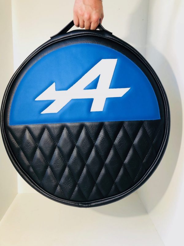 Renault Alpine A110 Berlinette A310 A610 A610V6 V6GT GTA housse roue secours bleu blanc noir