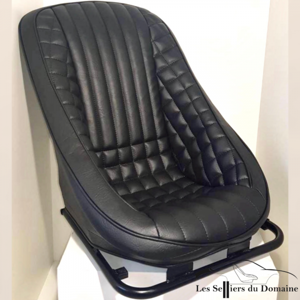 Groupe 4 simili Alpine Renault noir simili baquet Groupe 4 IV Usine Mod'plastia