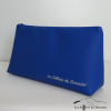 Pochette vanity simili bleu broderie les selliers du domaine