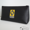 Pochette vanity simili noir logo RENAULT noir et jaune