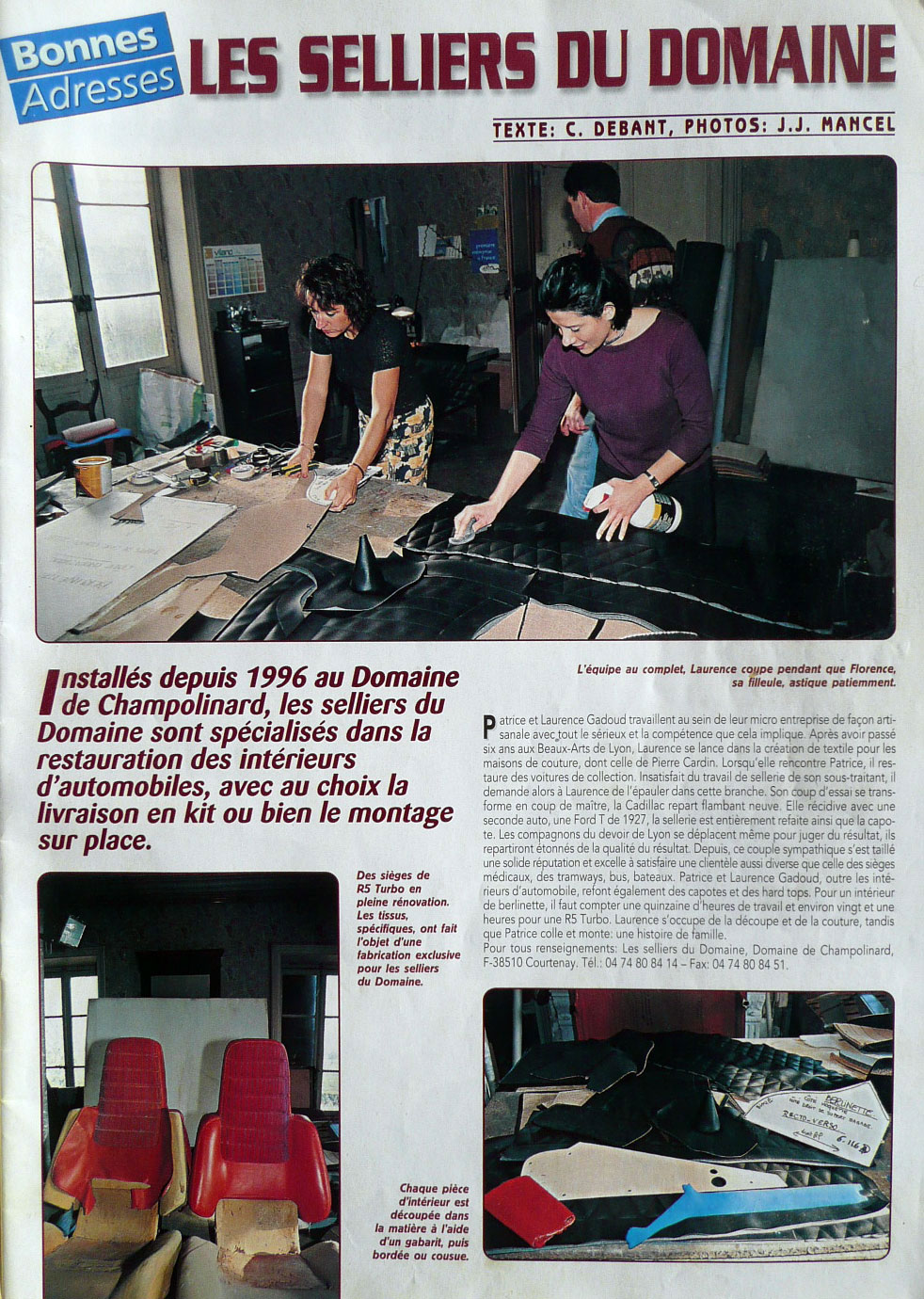 Article Mille Miles – 1999