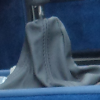 Renault Alpine black leather gear shift cover