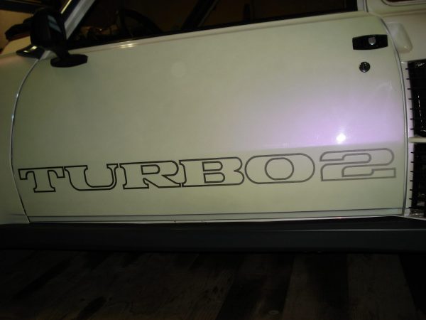 Renault 5 Turbo 2 Turbo2 R5T white transparent sticker sticker kit