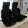 Renault Alpine Berlinette A310 V6GT garniture de siège arrière tissu noir