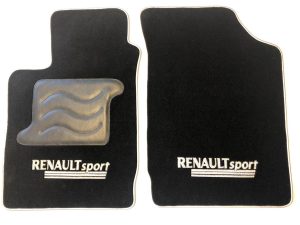 Renault sport Clio 2RS 2 RS tapis sur-tapis sur noir selliers du domaine
