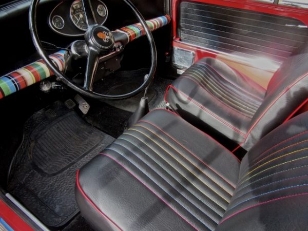 Réfection sièges et banquette de Mini Cooper