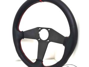 Trim the V6GT GTA steering wheel with a marker ring and sewn with red thread. The center was yes and painted with anthracite origne paint
