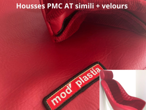 Paire de housses sièges PMC AT Rouge Rubis